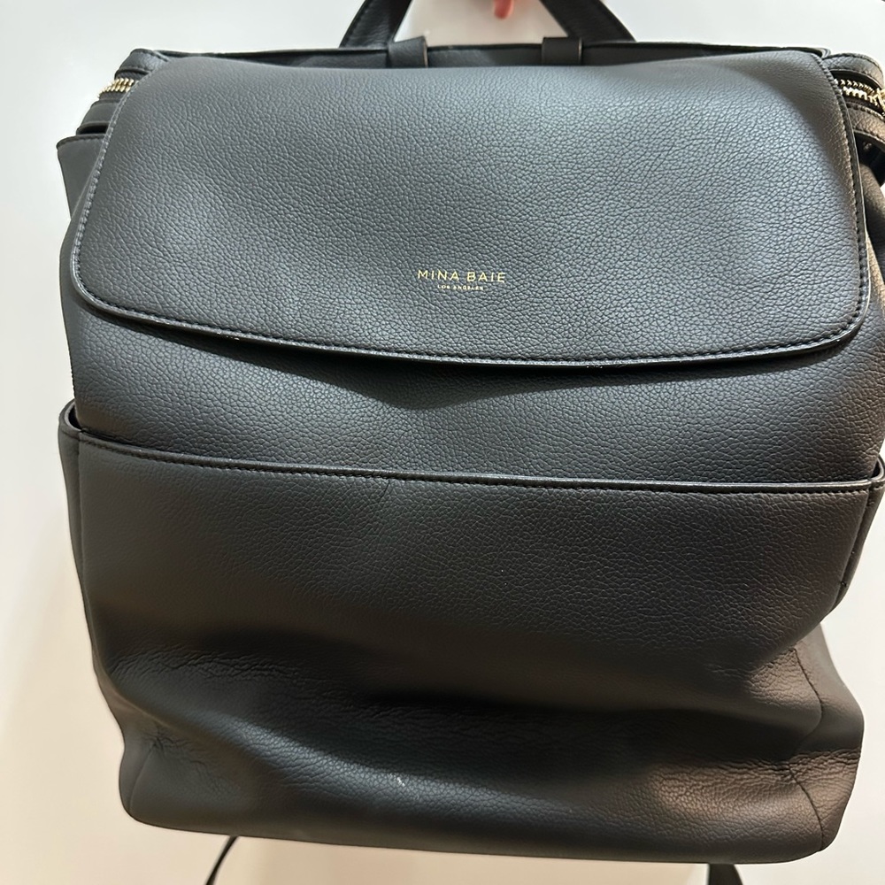 Mina Baie Kinney vegan leather backpack